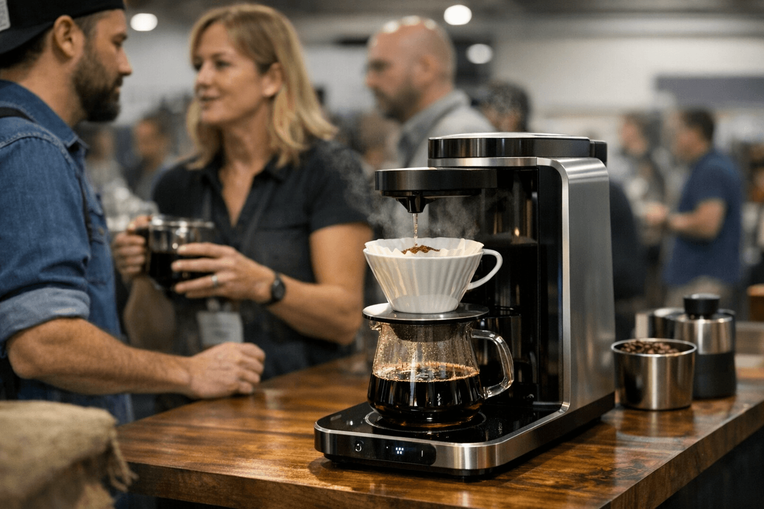 Cosori enters specialty coffee with Juni, an automatic pour-over brewer
