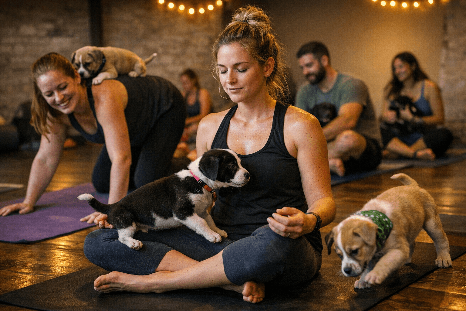 Bluegrass Bully Rescue hosts Puppy Yoga fundraiser in Lexington