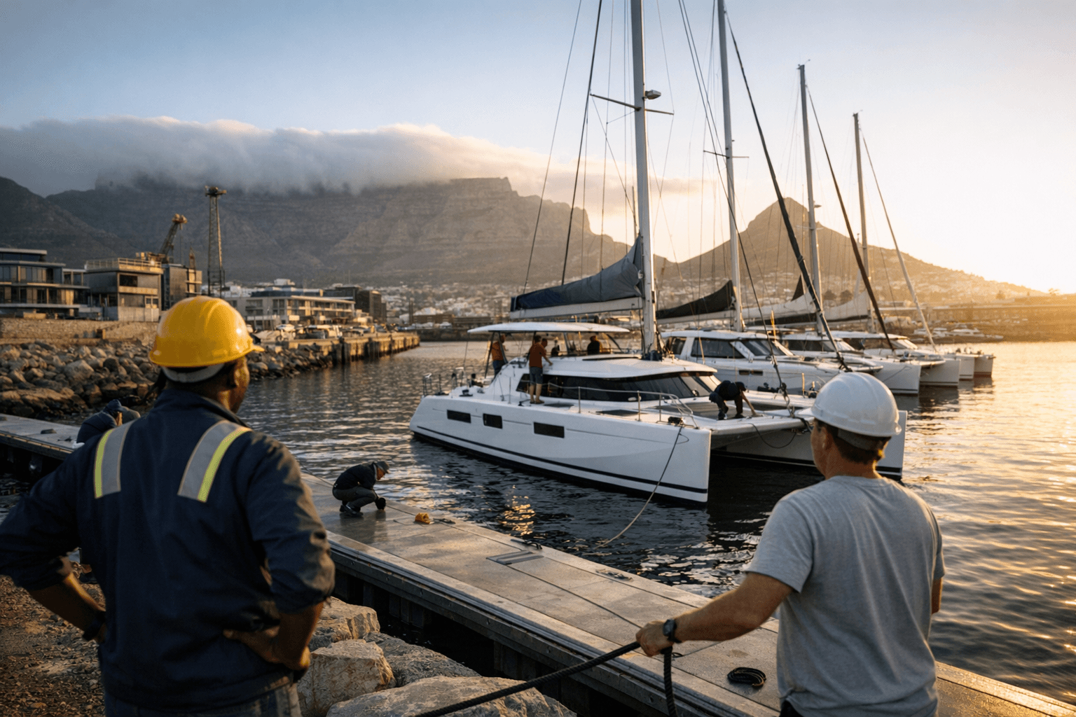 V&A Waterfront’s New Quay 7 Marina to Boost Catamaran Exports