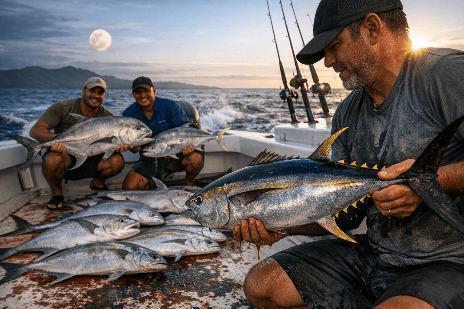 Bali tuna bite heats up after full moon, anglers find mixed bag offshore