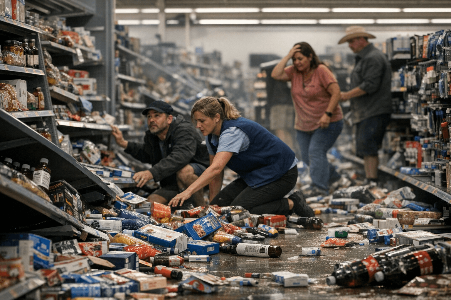 5.7 Earthquake Near Silver Springs Sends Walmart Merchandise Tumbling