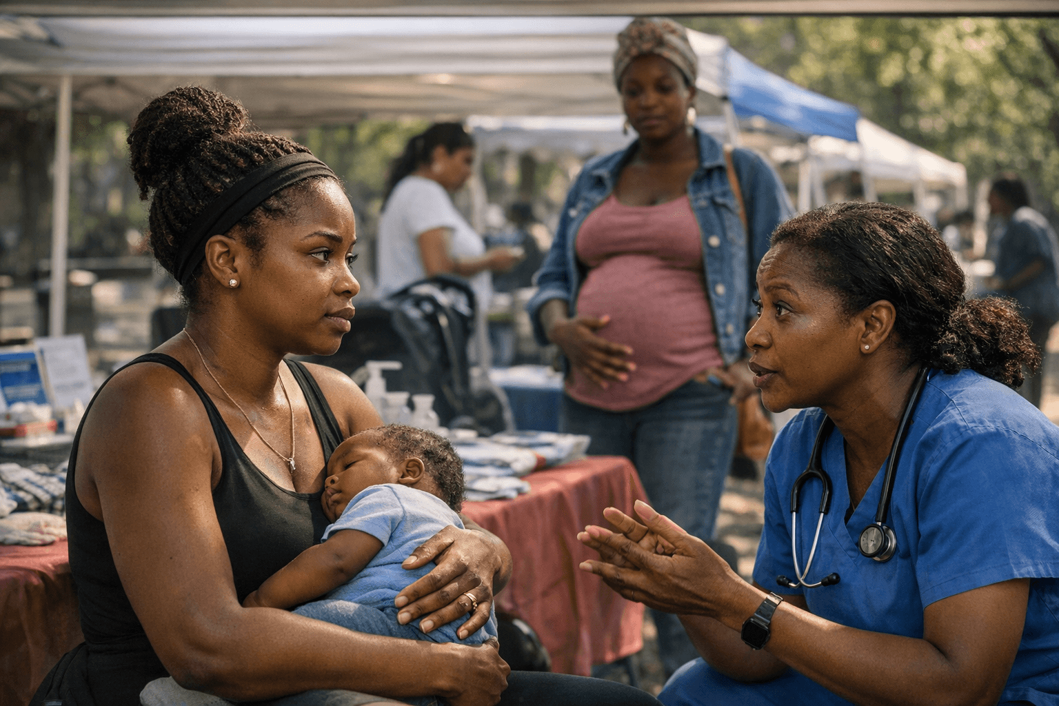 Guilford County health fair spotlights Black maternal health, infant mortality gap