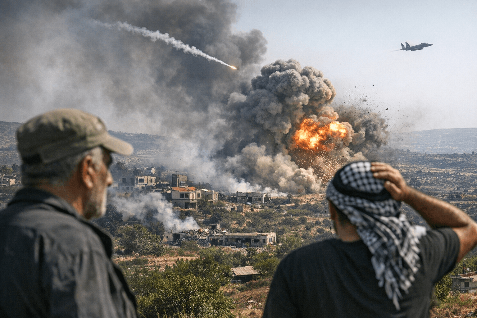 Israel strikes Lebanon as historic U.S.-hosted talks seek cease-fire