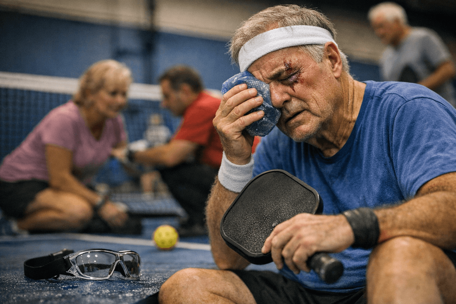 Pickleball eye injuries surge as older amateur players skip protection