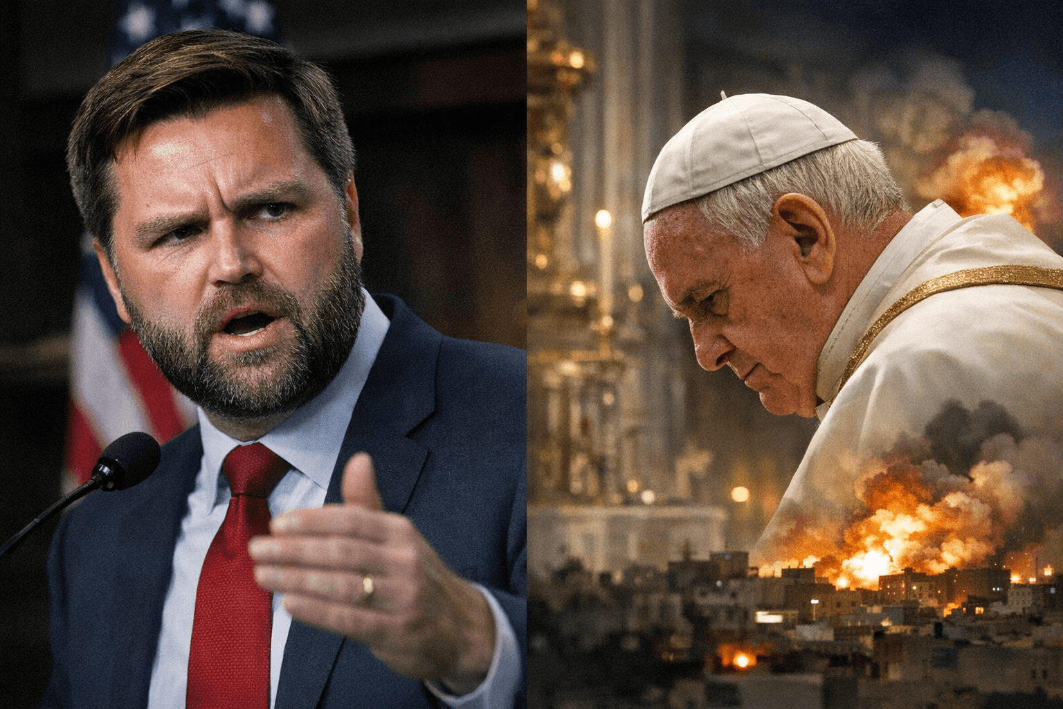 Vance rebukes Pope Leo over war remarks, defends Iran strikes