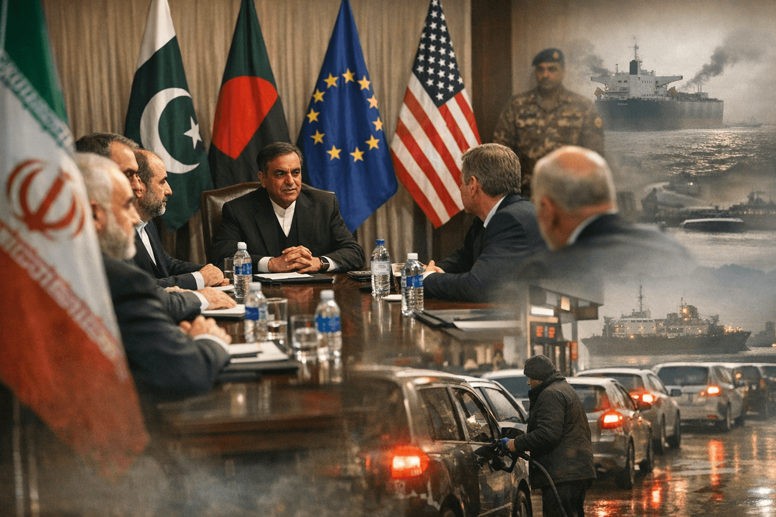 Iran war peace talks begin as Europe faces fuel crisis