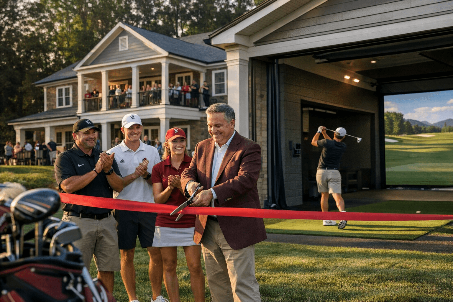 Elon rededicates renovated Holland House for golf programs