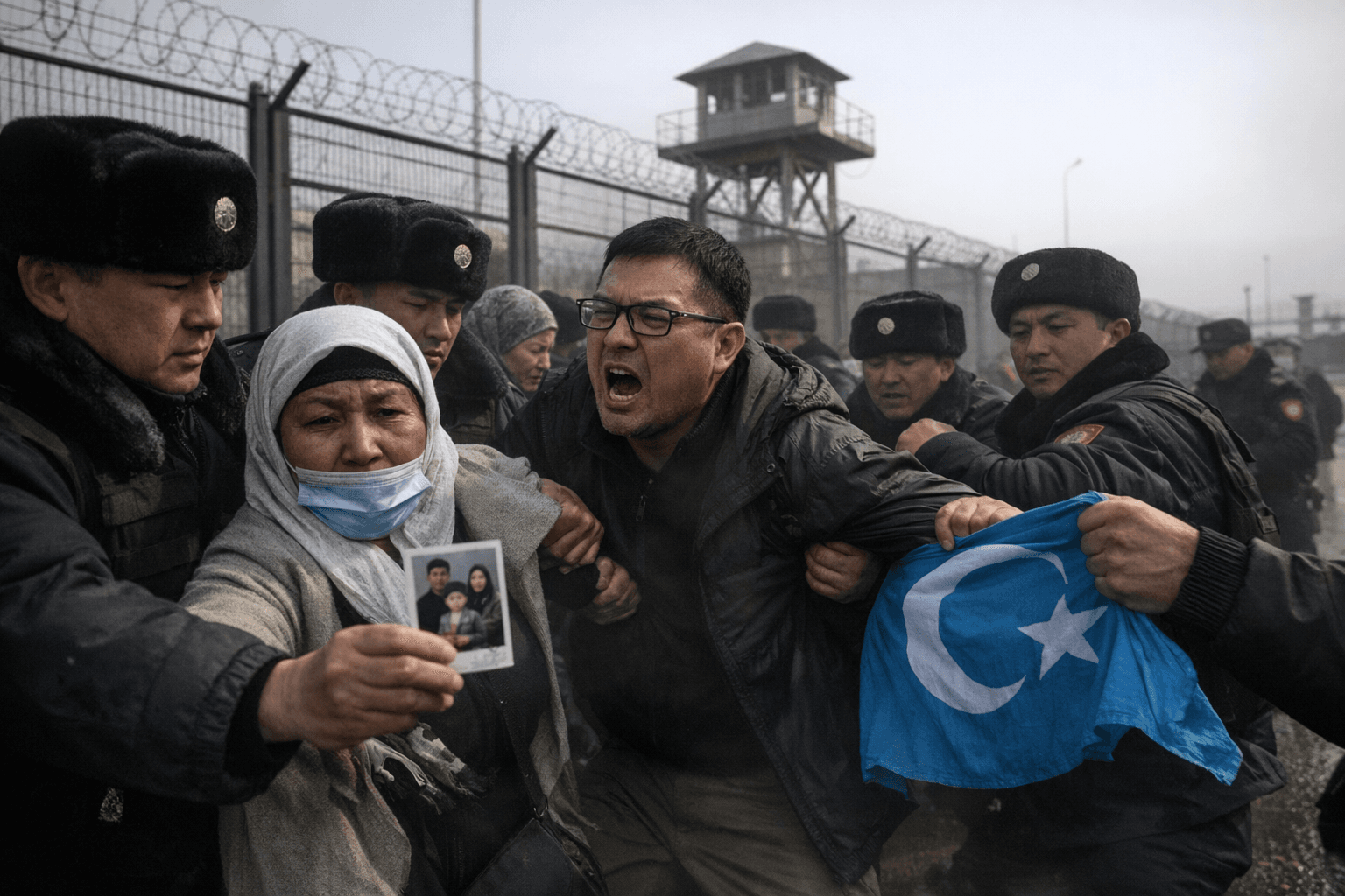 Kazakhstan jails 11 activists after Xinjiang rights protest, HRW says