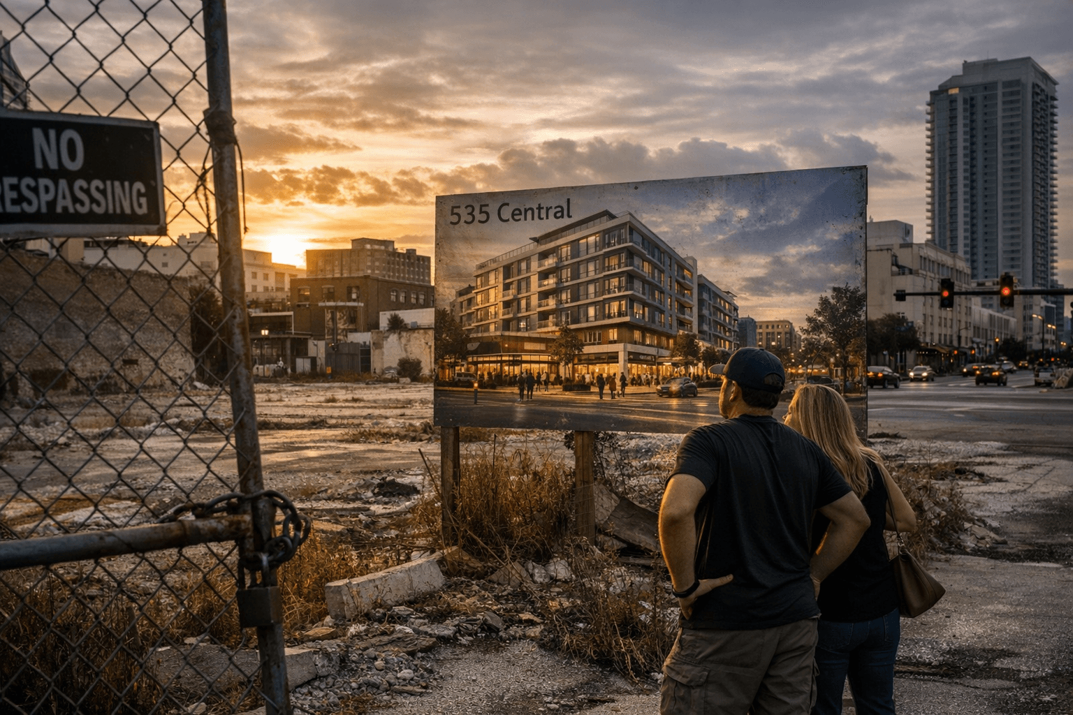 County extends site plan for 535 Central mixed-use redevelopment project