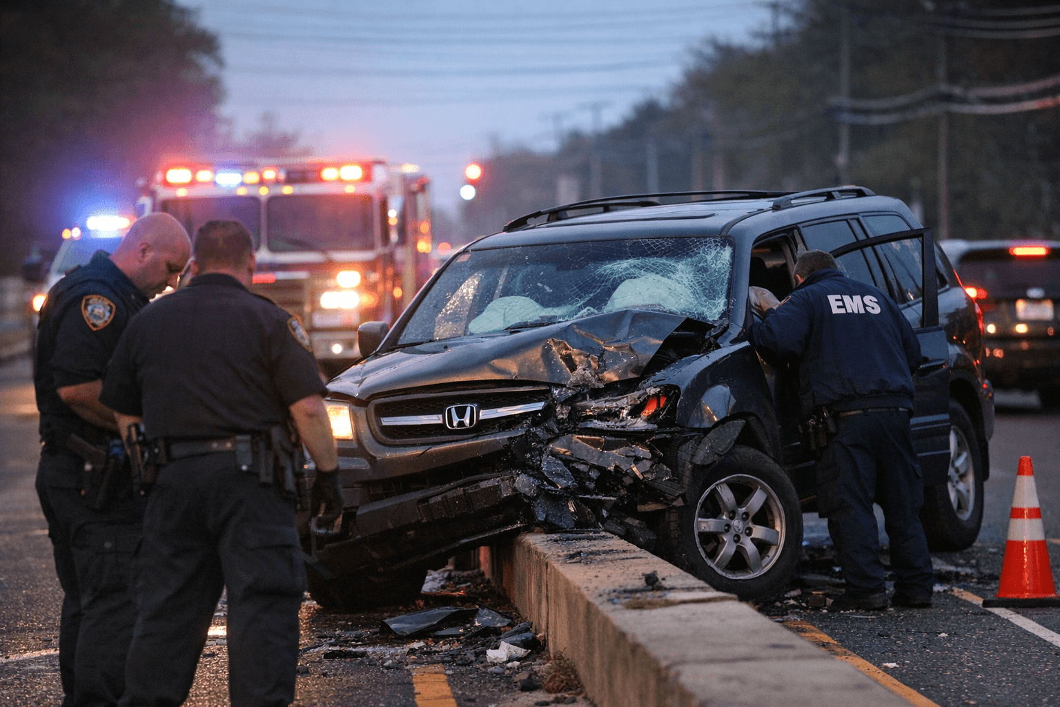 East Northport man dies after Deer Park crash, police suspect medical event