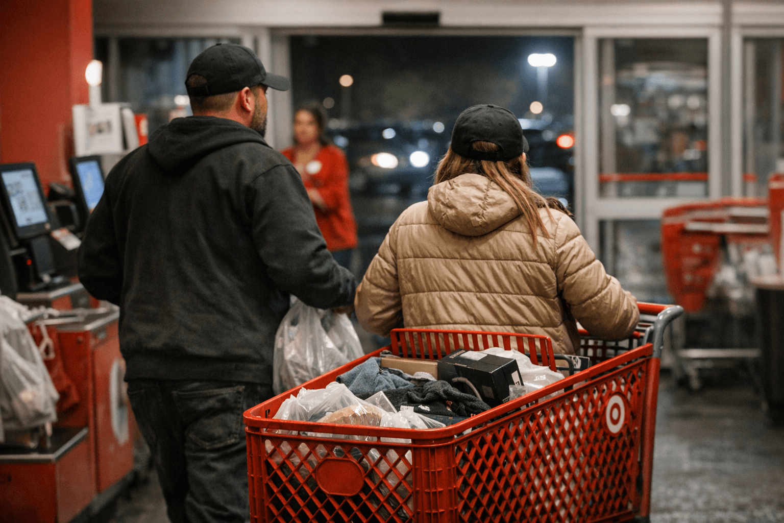Suffolk police seek pair accused of stealing $400 in Target self-checkout theft