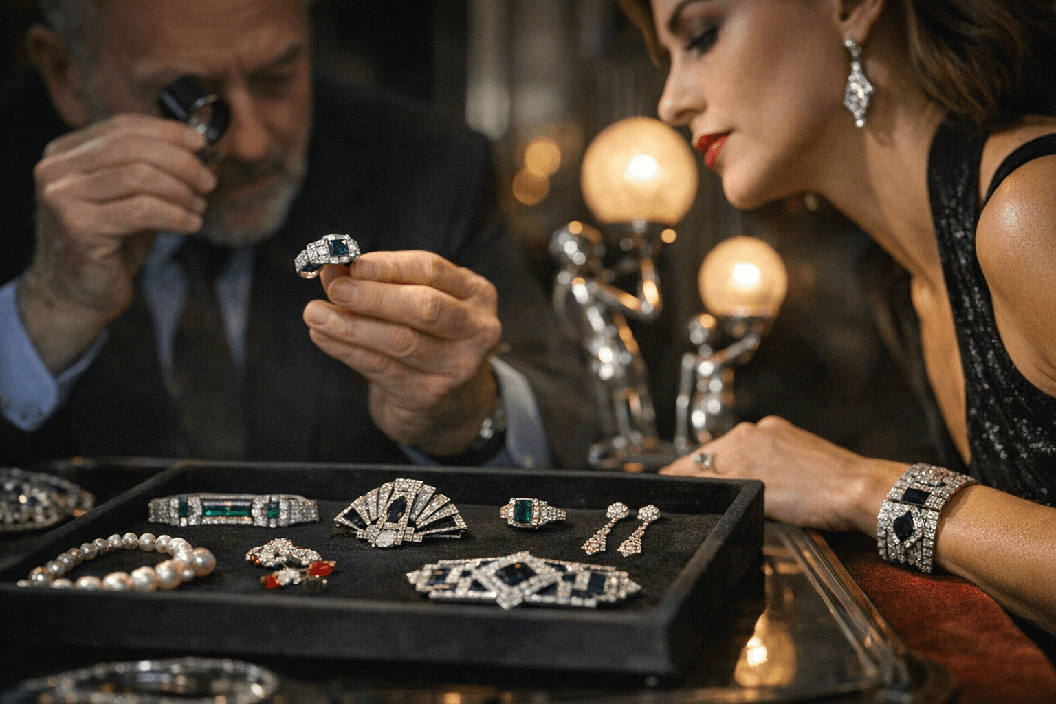 Art Deco Jewelry Turns 100, Its Glamour Still Shapes Collecting and Design