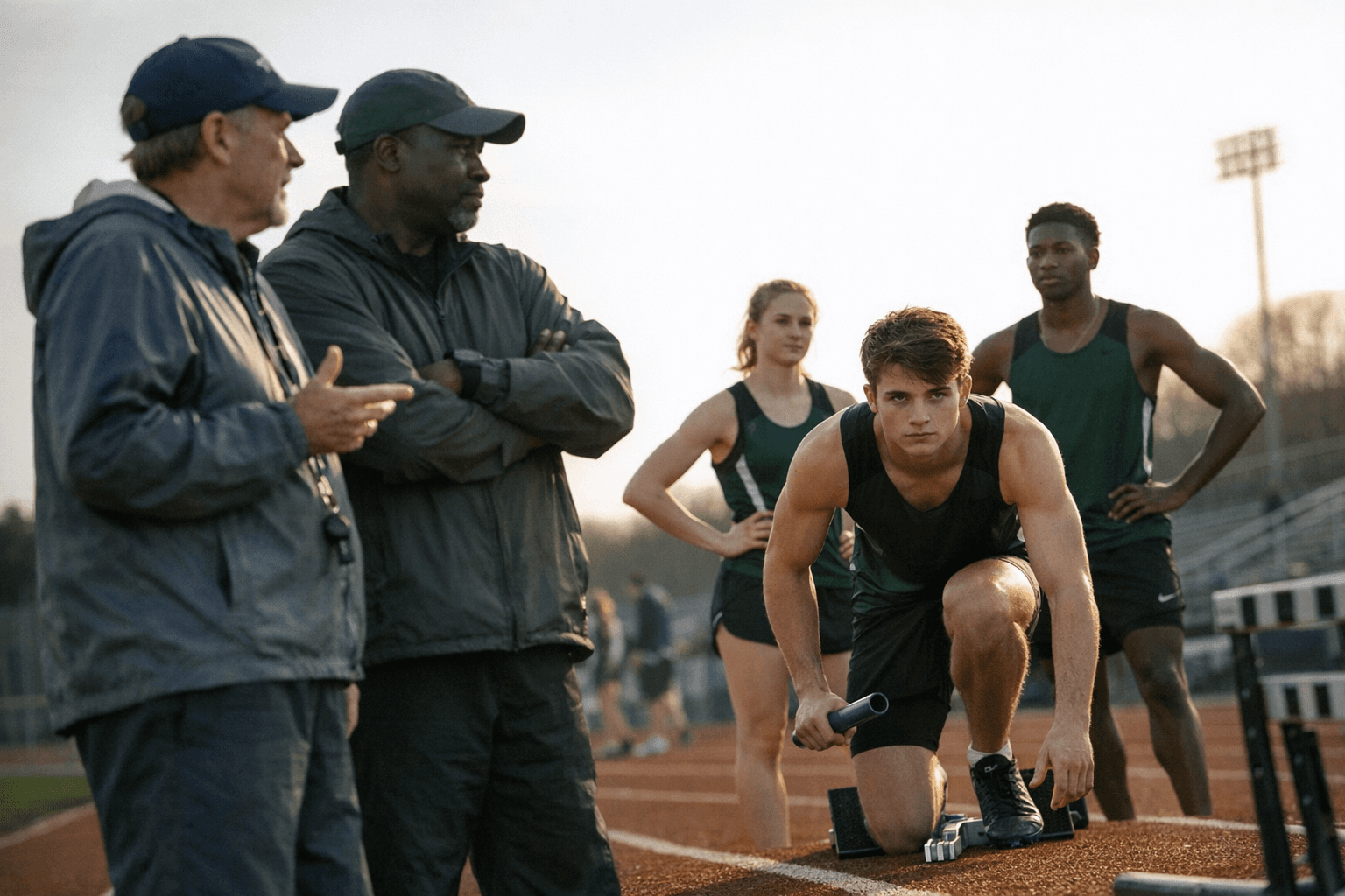 Forest Park track leans on senior leadership, familiar coaching duo