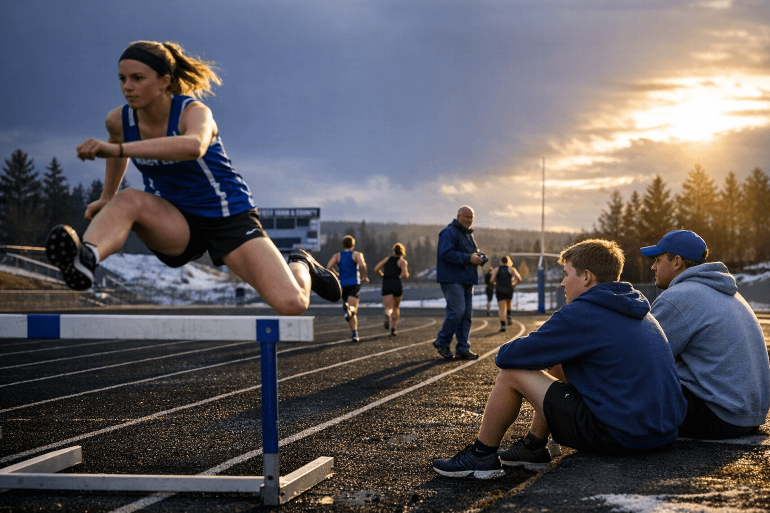 West Iron County track teams blend experience, youth ahead of opener