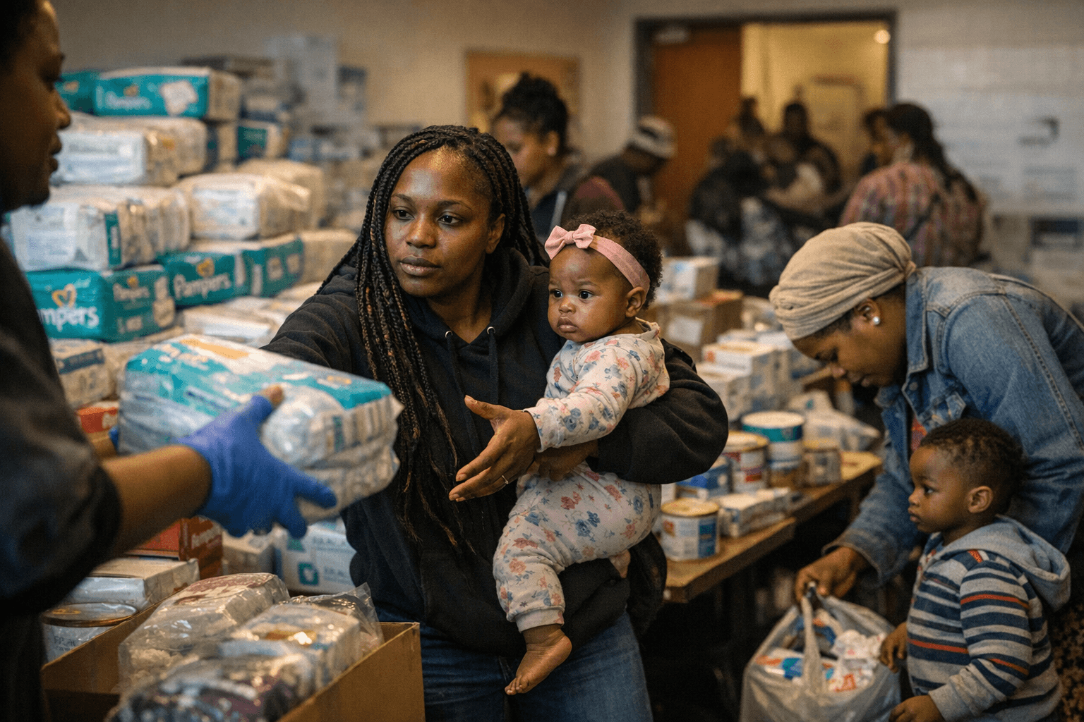 D.C. families get free diapers and baby supplies during Black Maternal Health Week
