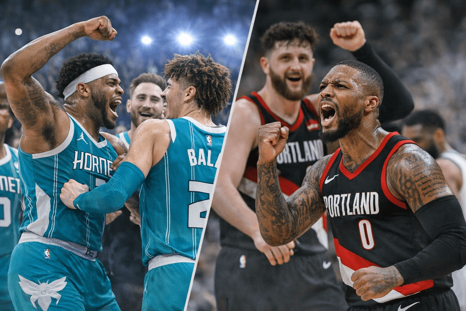 NBA Playoff Bracket Set as Hornets, Blazers Advance in Play-In Wins