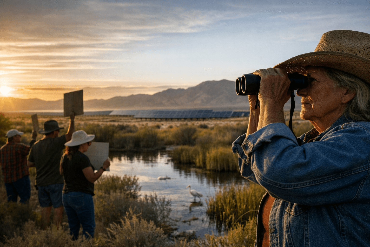 Pahrump residents rally to protect Ash Meadows from solar development