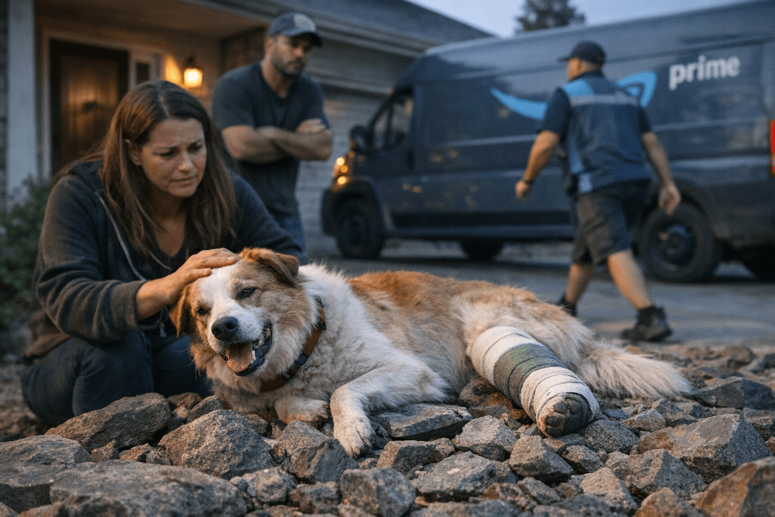 Rathdrum family says Amazon driver injured dog in doorbell video incident