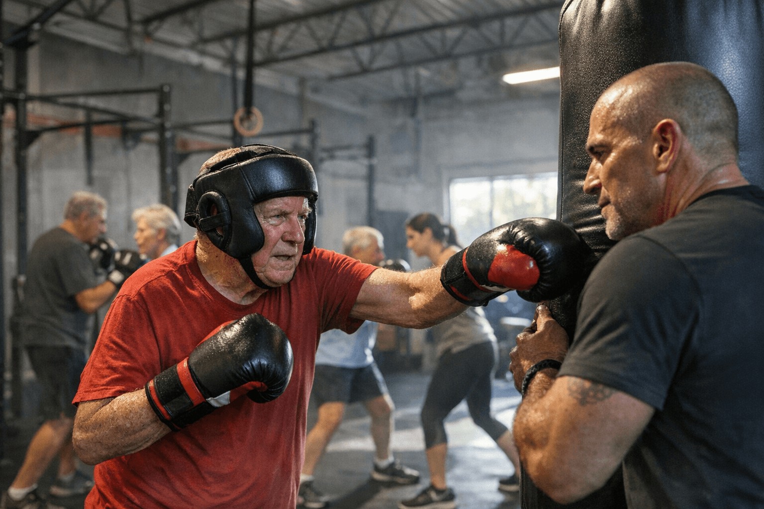 Rock Steady Boxing finds stable home at Hermantown CrossFit