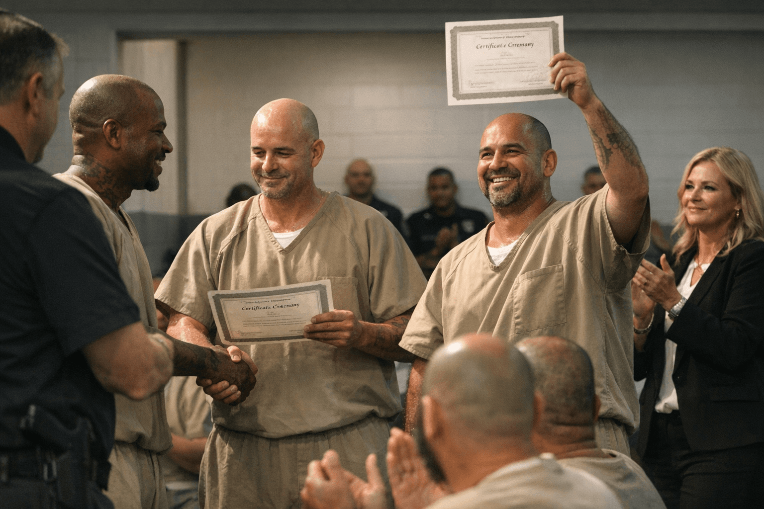 Richardson joins Collin County inmates celebrating rehabilitation certificates, second chances