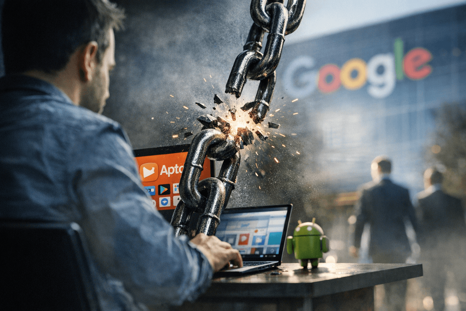 Aptoide sues Google, alleging antitrust chokehold over Android apps