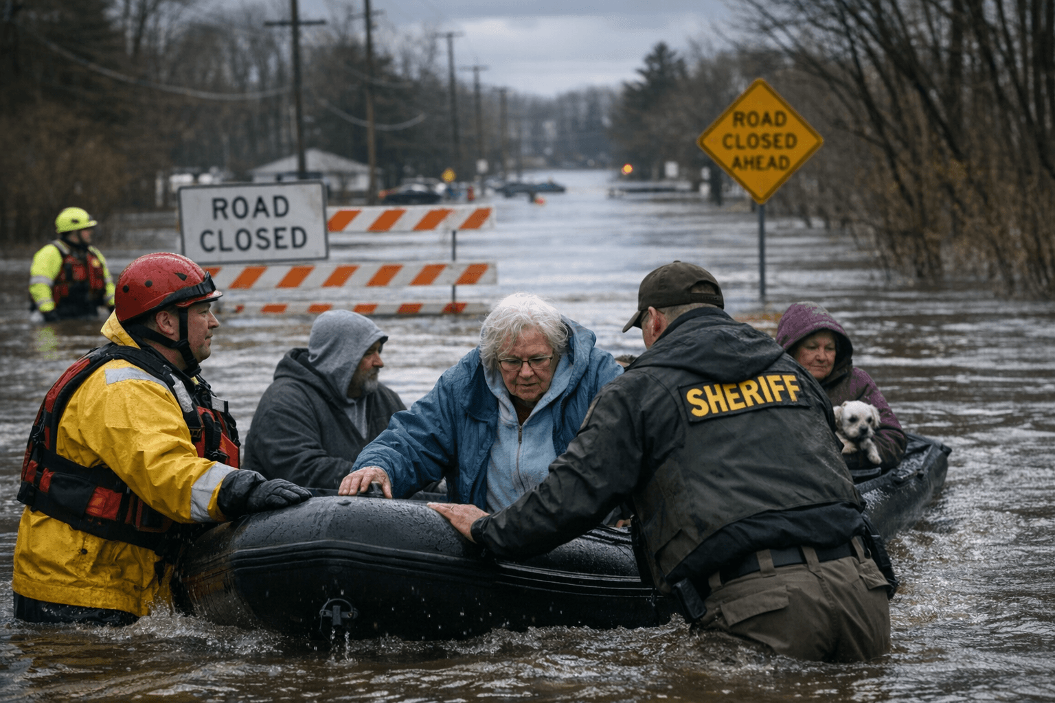 Grand Traverse County declares emergency as Boardman River flooding worsens