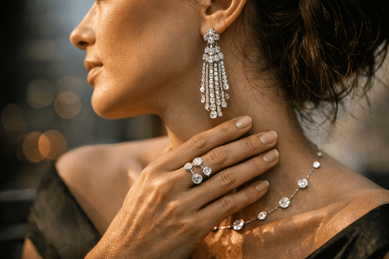 Diamond Tassels and Floating Settings Lead Spring Jewelry Trends