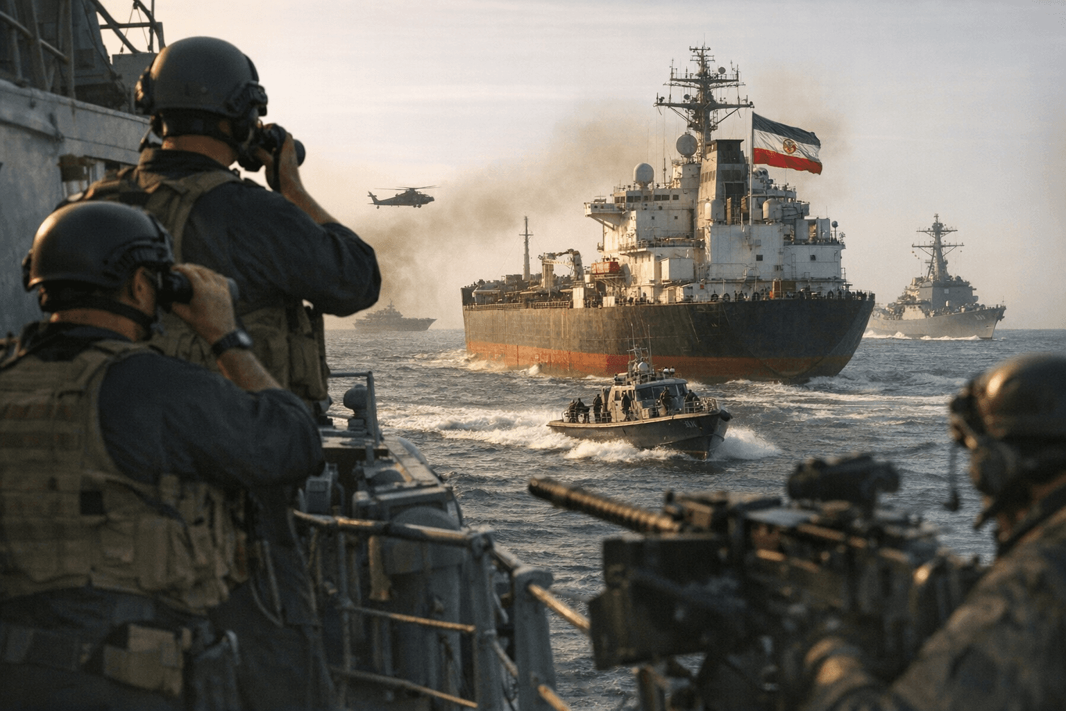 US Navy Leads Maritime Blockade of Iran as Talks Collapse