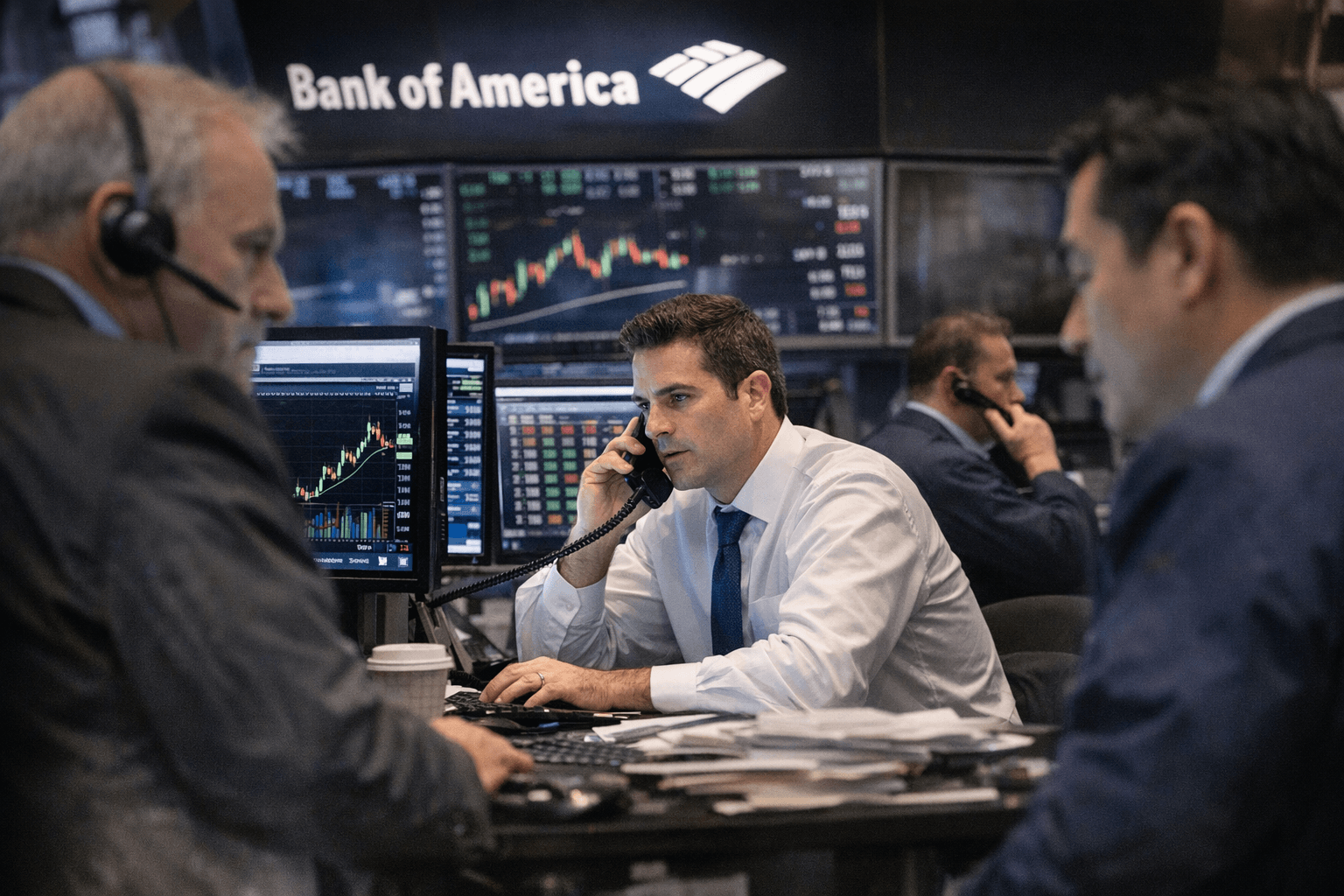 Bank of America beats earnings estimates as trading revenue jumps 30%