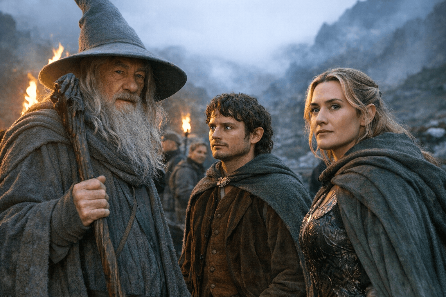 Ian McKellen, Elijah Wood and Kate Winslet join Lord of the Rings sequel