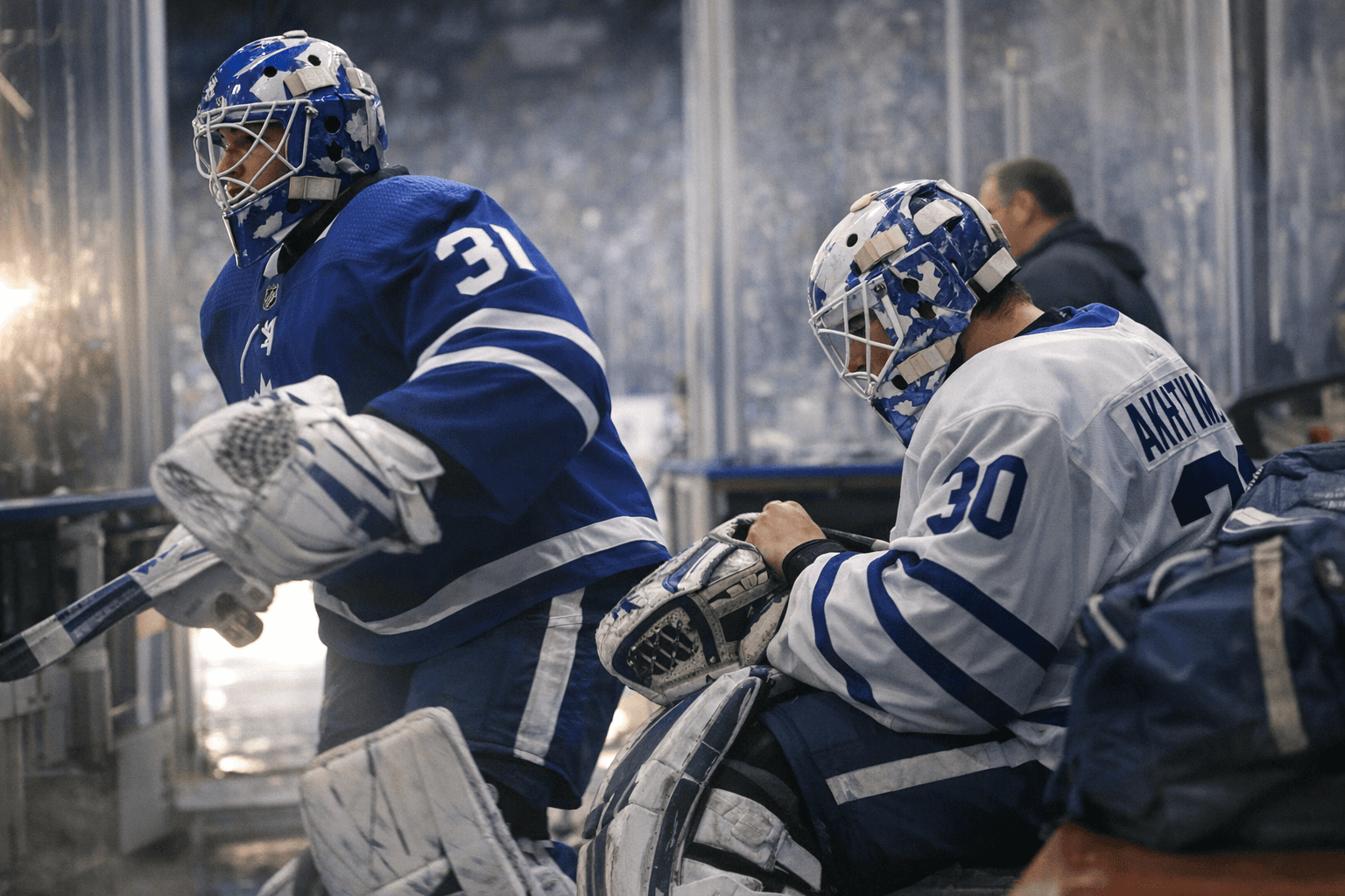 Maple Leafs send Akhtyamov to Marlies, recall Hildeby amid goalie shuffle