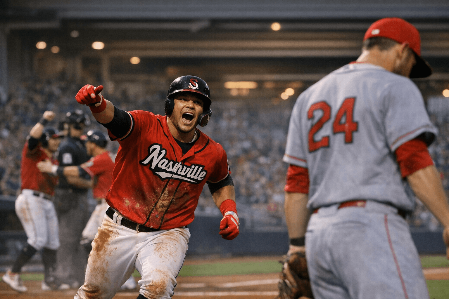 Sounds storm past WooSox 9-4 in first-ever Nashville series