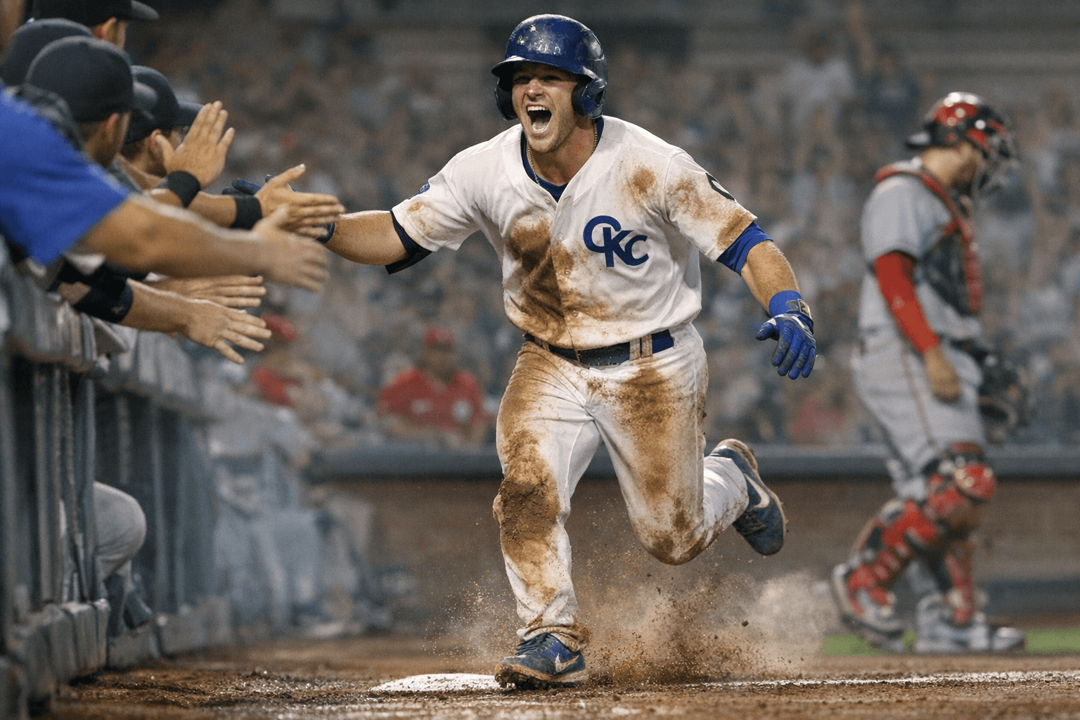 Zach Ehrhard’s inside-the-park grand slam lifts OKC in rare feat