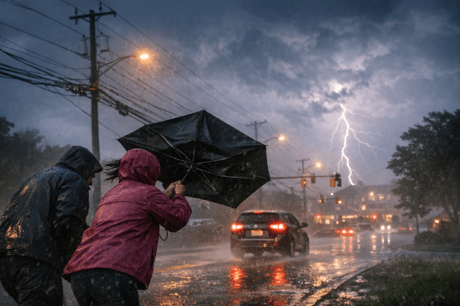 NWS warns Orange County of strong thunderstorms, gusts up to 40 mph
