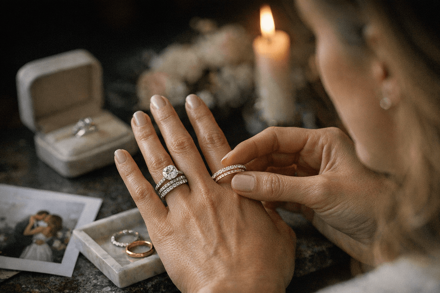 How to Build a Personal Bridal Ring Stack Over Time