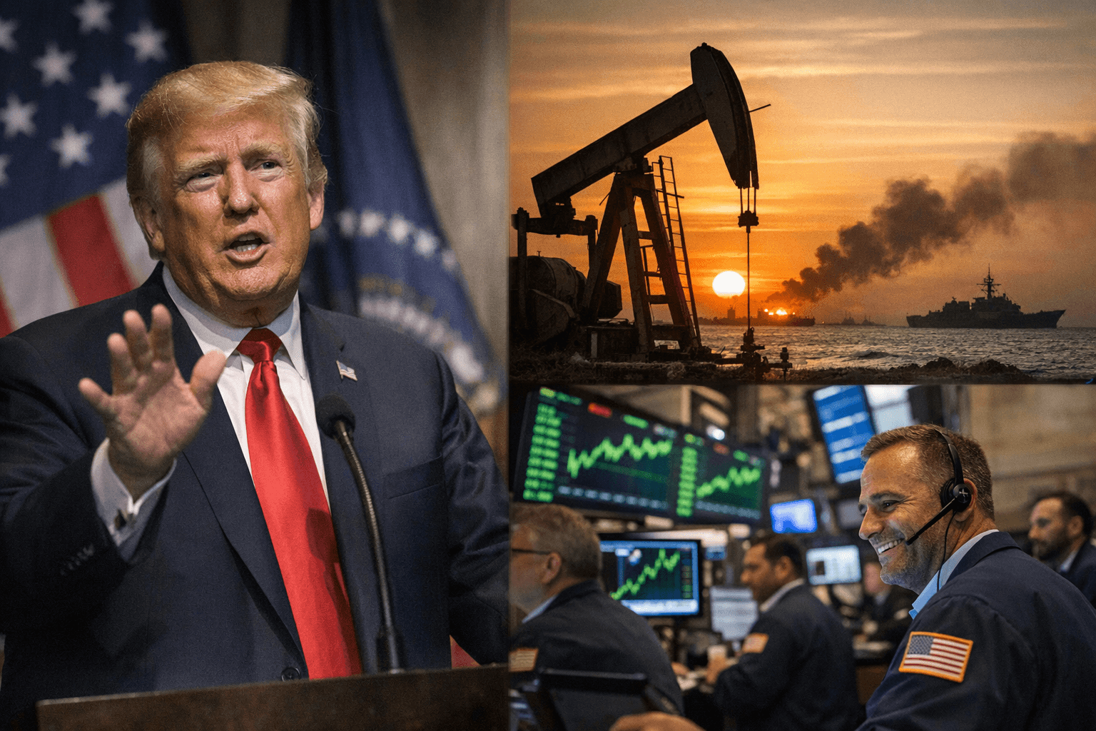 Trump Signals Iran War Nearing End, Stocks Rally and Oil Slips