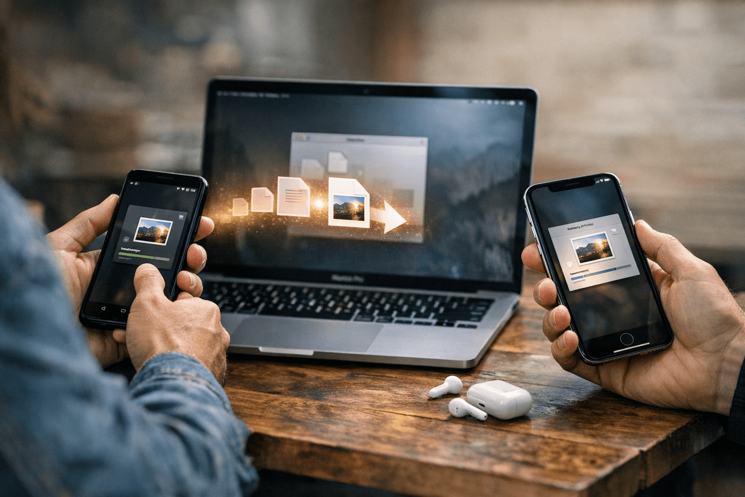 Android phones now share files directly with Macs, iPhones and iPads
