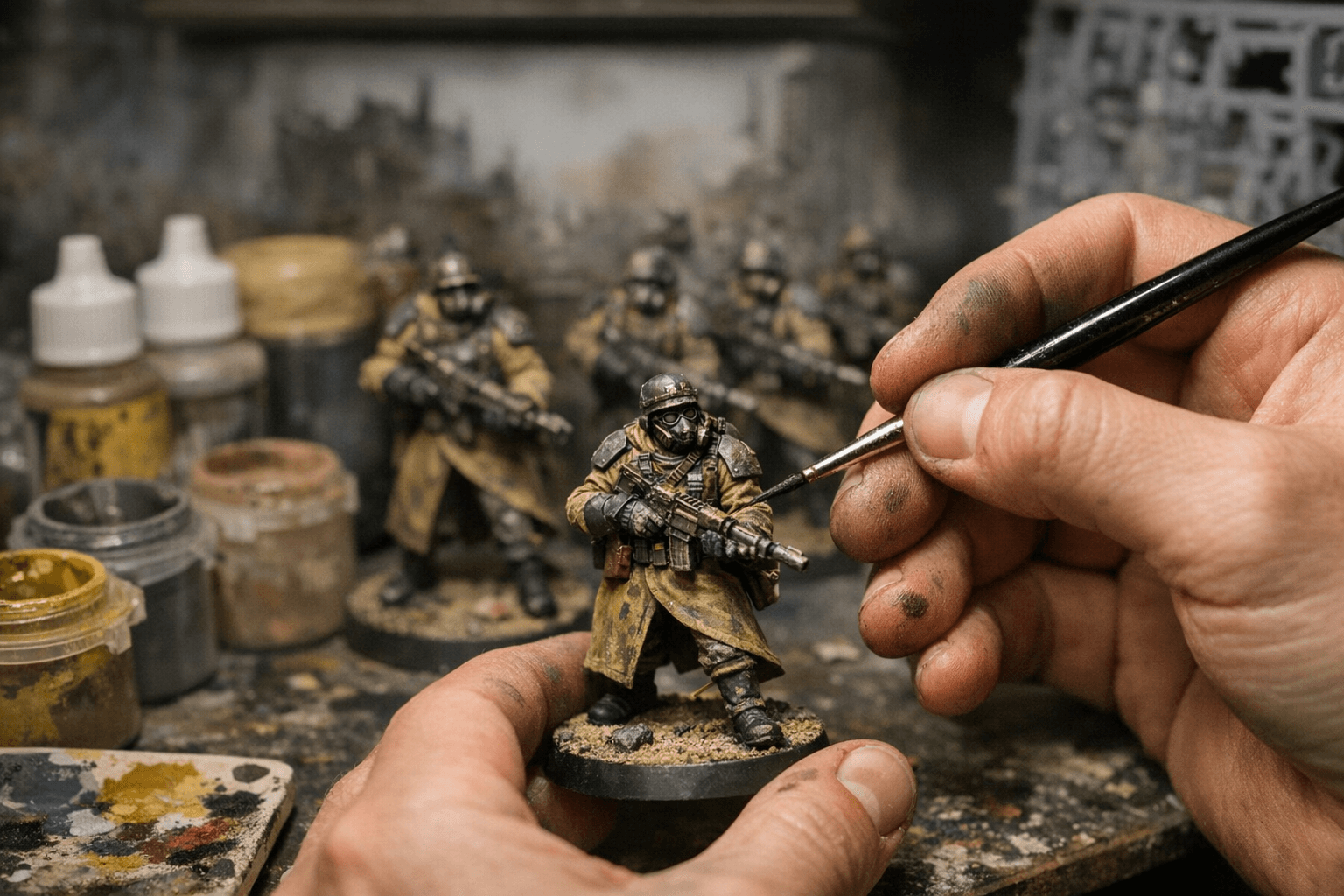 Warhammer Paint Tutorial Reimagines Death Korps in Steel Legion Colours