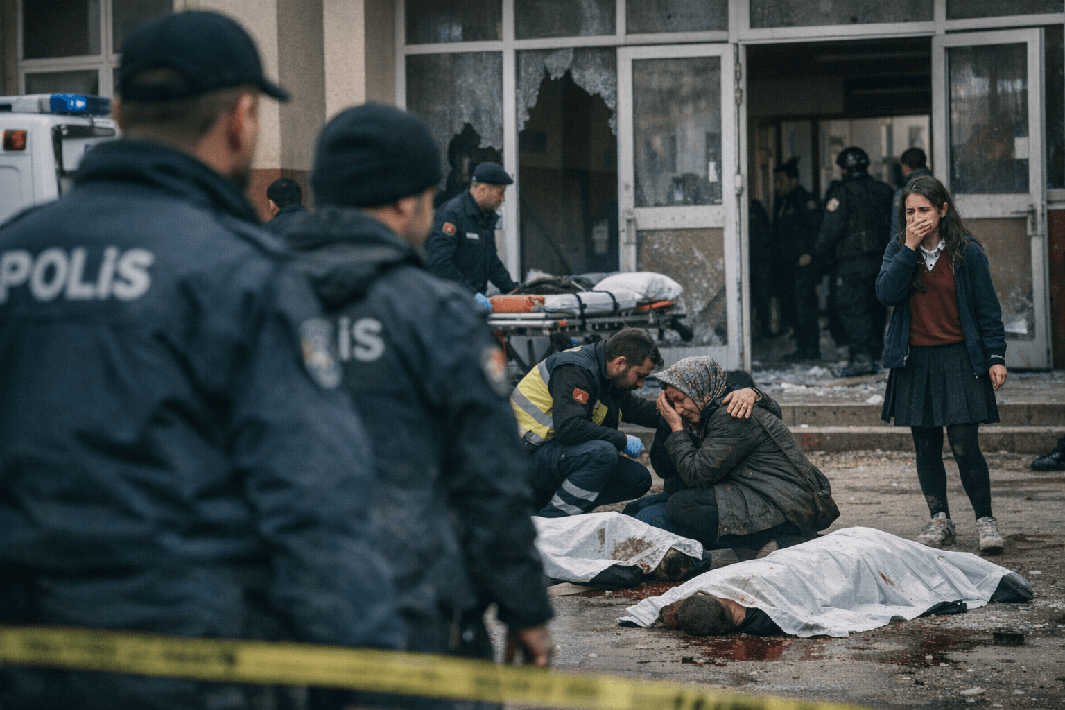 Turkey reels from second school shooting in 48 hours, four dead