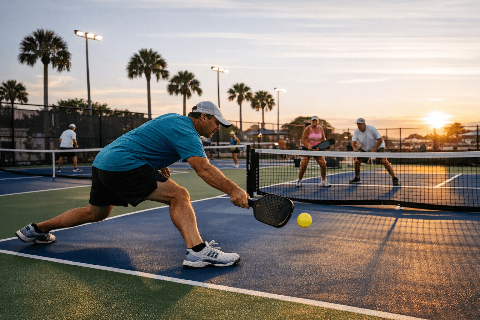 Treasure Island opens cushioned pickleball courts at Rosselli Park