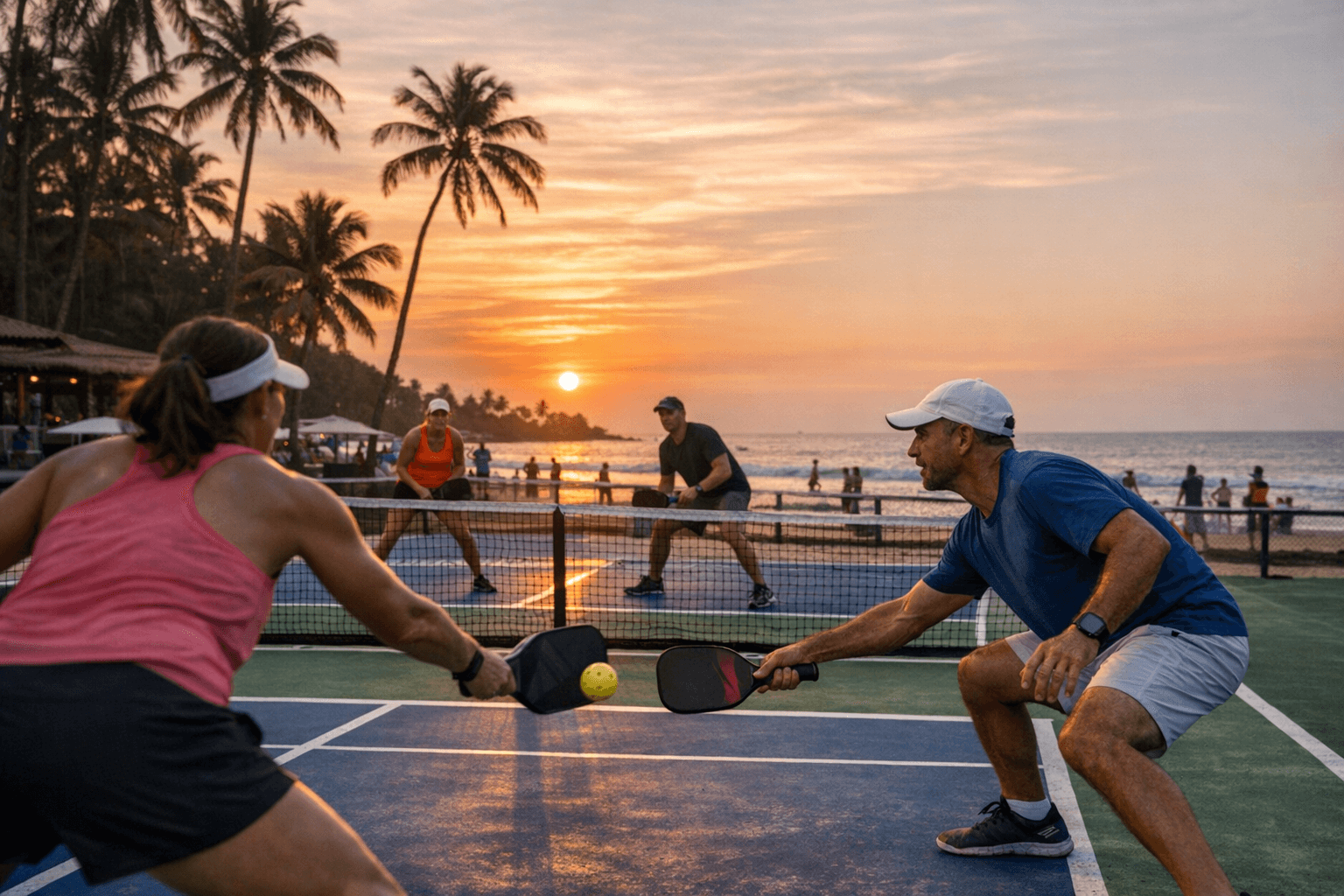 Goa resort launches beachfront pickleball fiesta with four new courts