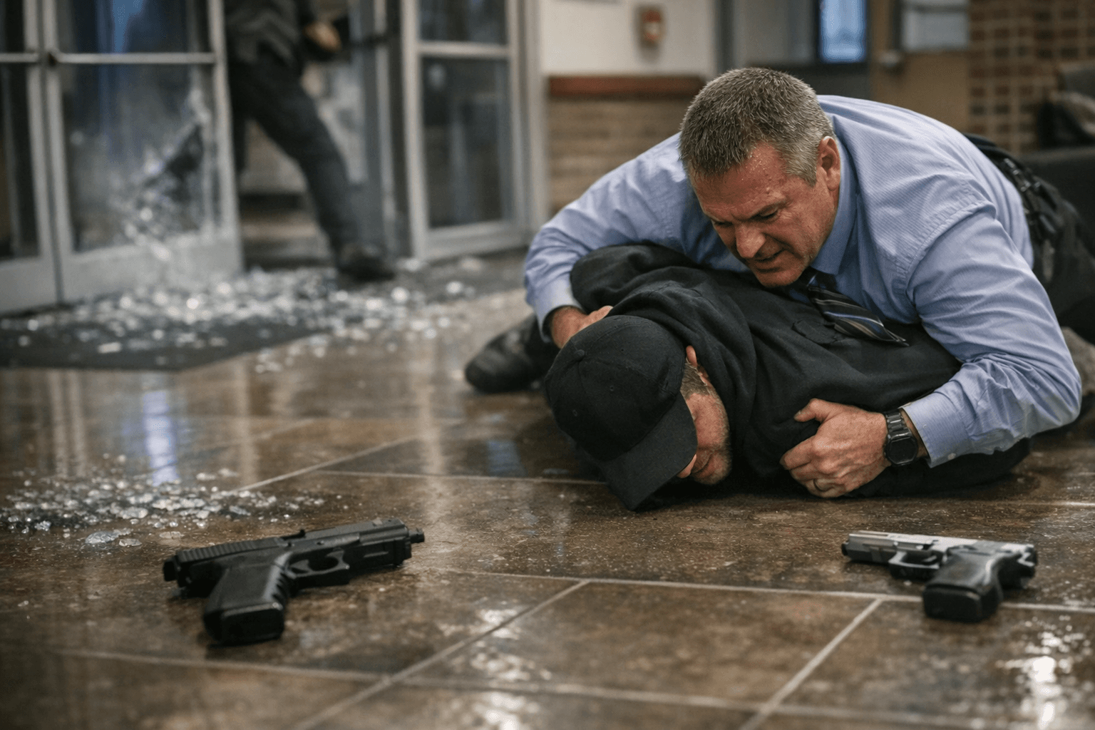 Oklahoma principal tackles gunman, stops school shooting in lobby