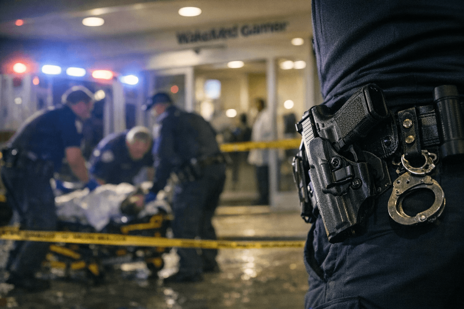 Medical examiner: WakeMed Garner officer shot with own weapon