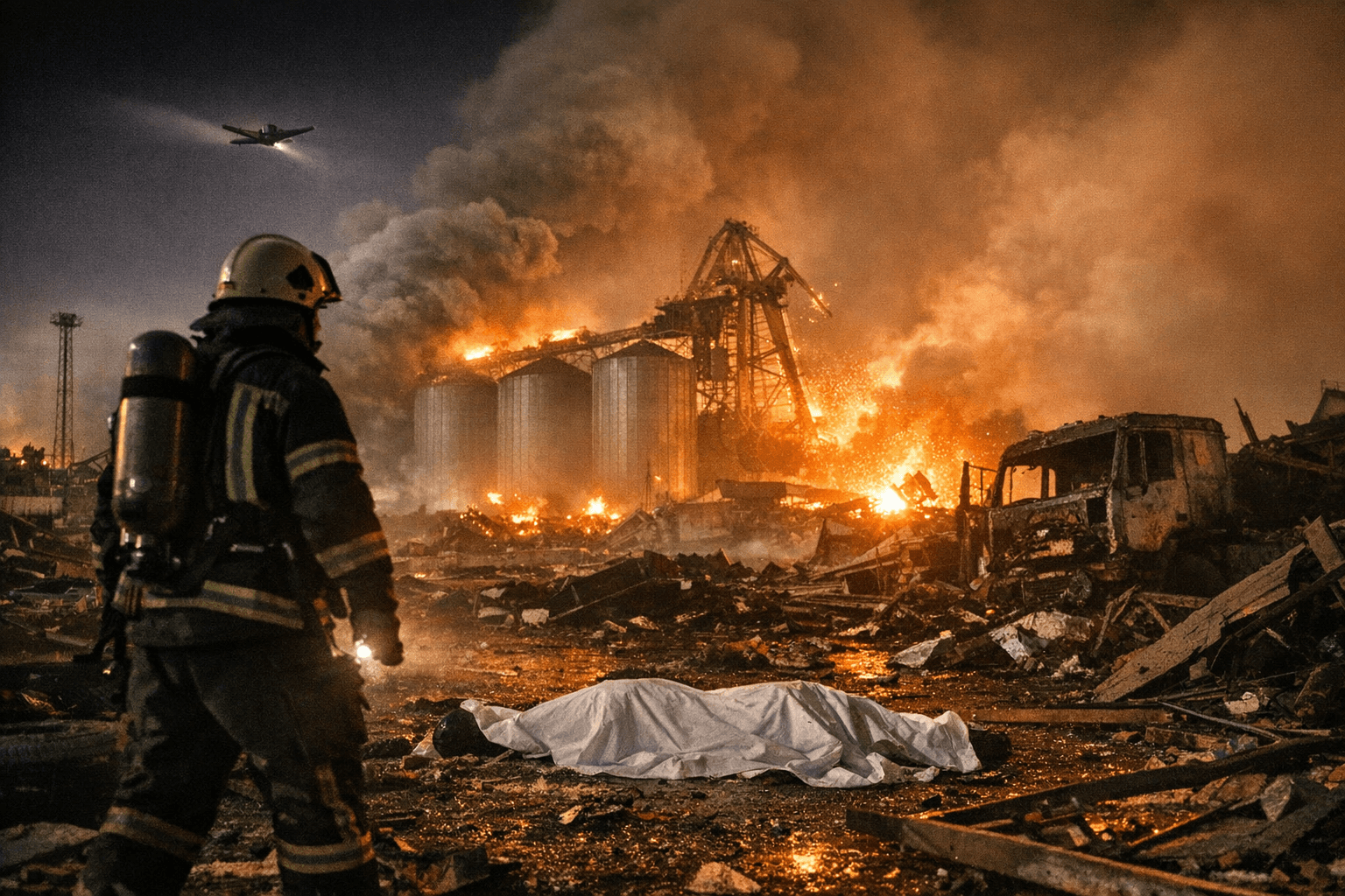 Russia kills one in massive drone, missile strike on Ukraine ports