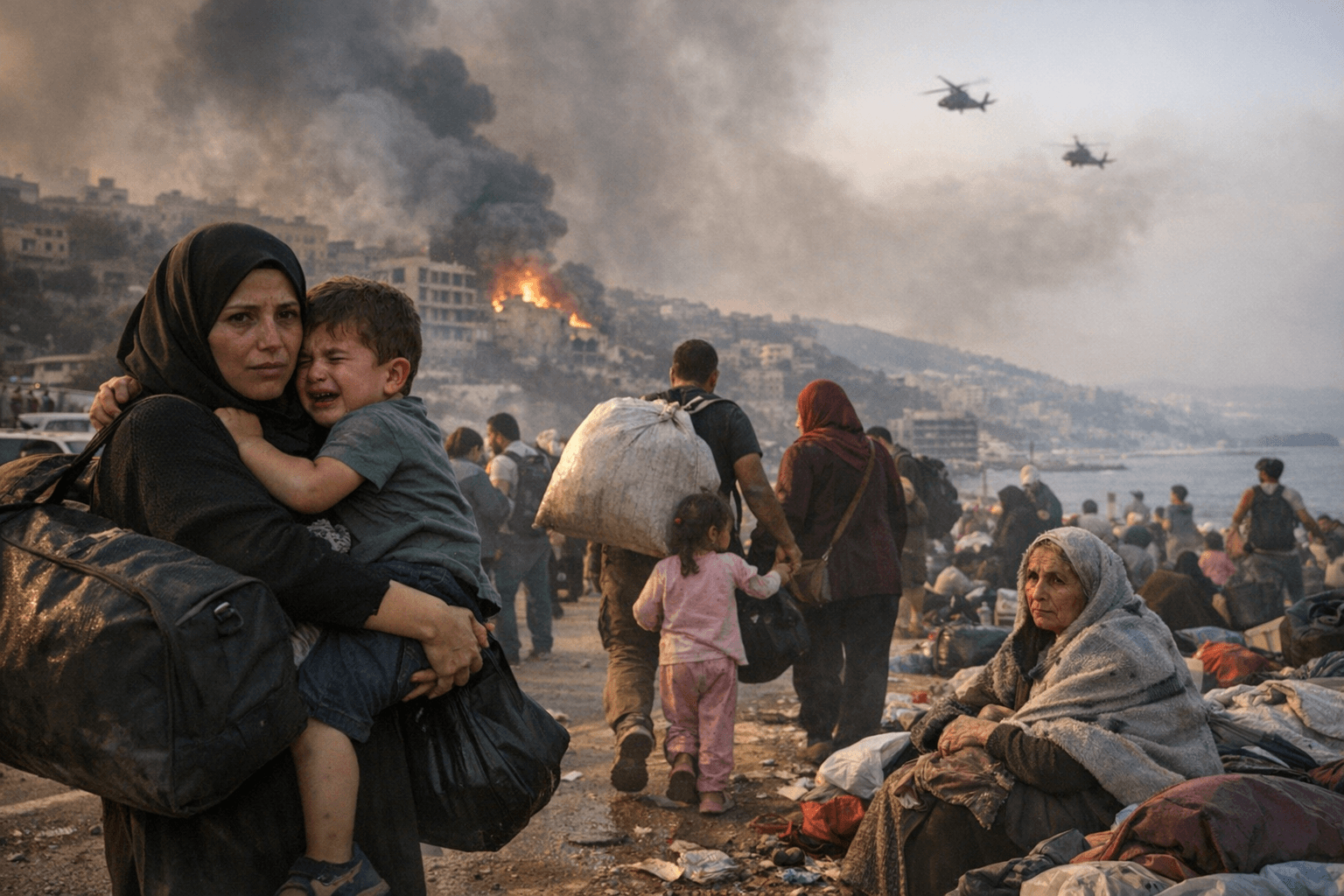 Over 1 million Lebanese displaced as Israel-Hezbollah war intensifies