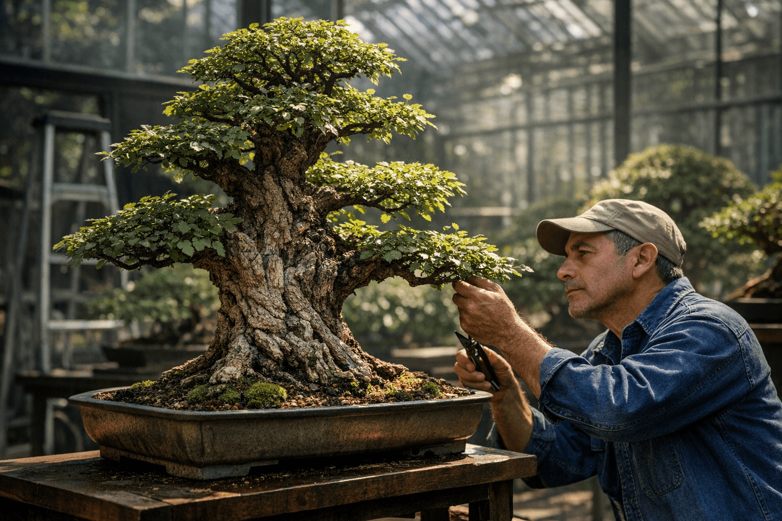 Longwood Gardens acquires 80-year-old Chinese cork bark elm, expands bonsai collection