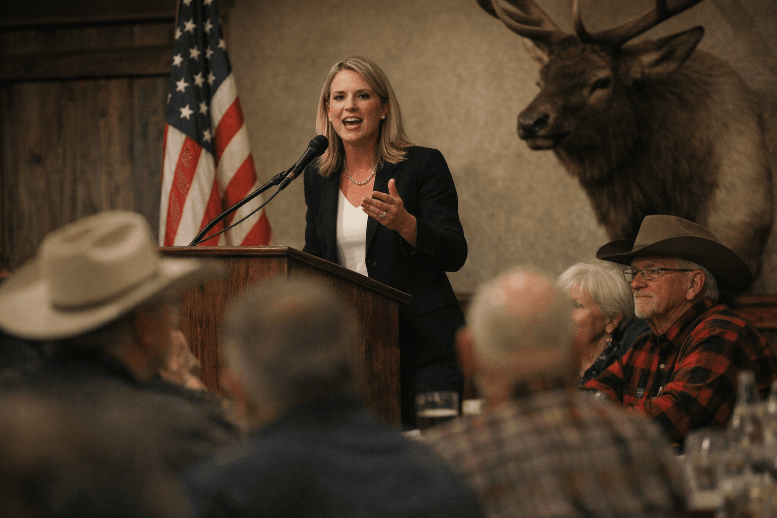 Megan Degenfelder rallies Albany County Republicans at Laramie dinner event