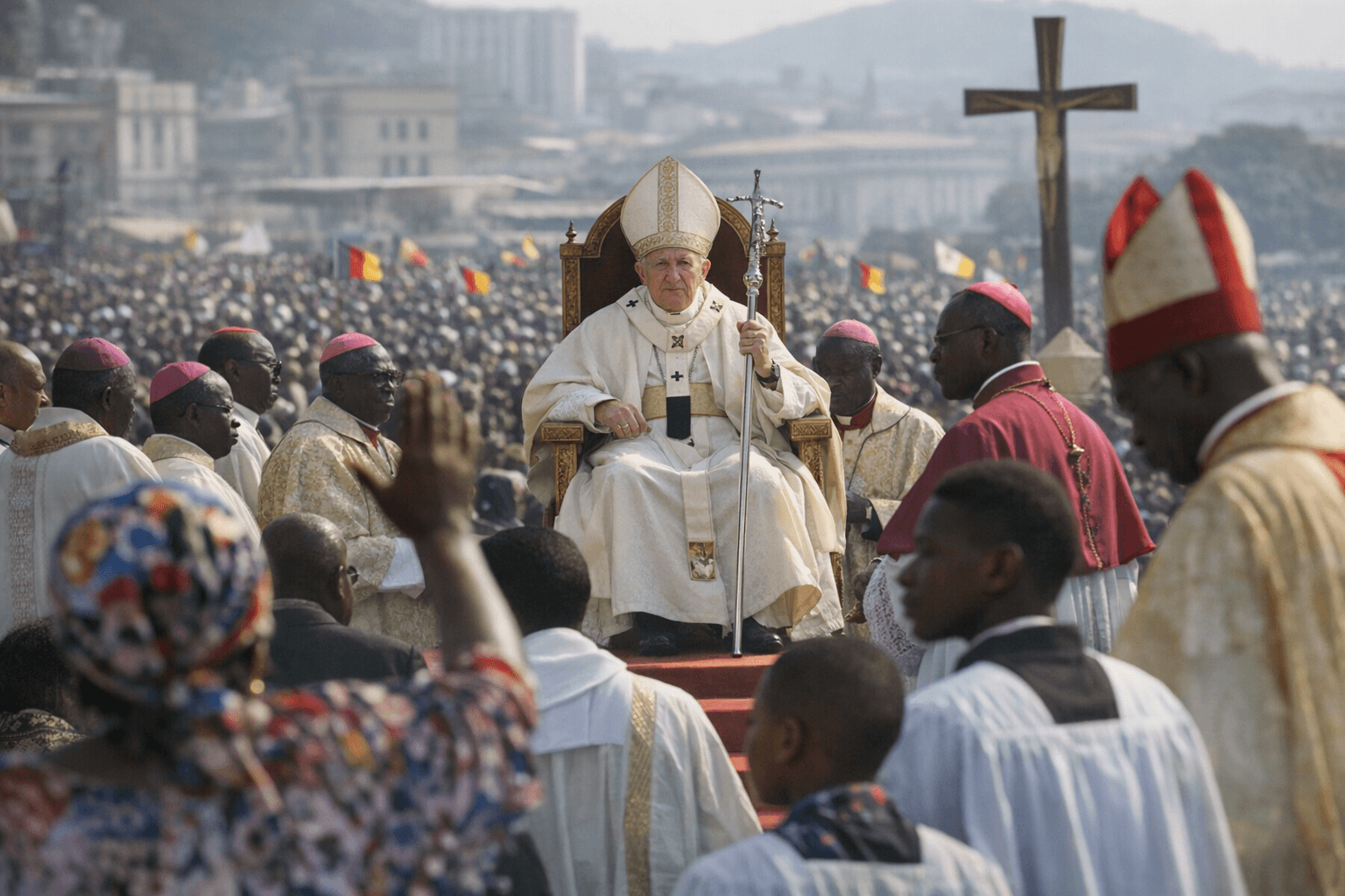 Africa’s Catholic growth highlights church leadership gap during pope’s Cameroon visit