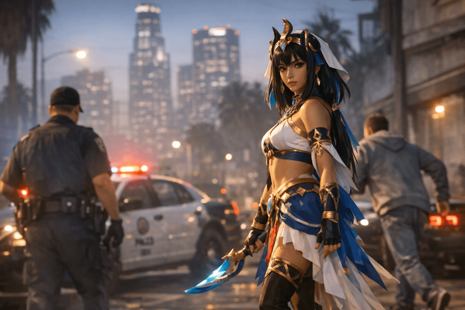 Genshin Impact’s Nefer arrives as new GTA V add-on ped