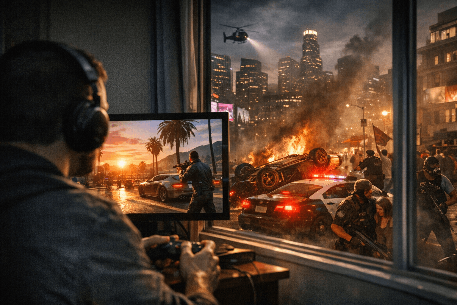 GTA voice actor says real-world chaos may blunt GTA 6 satire